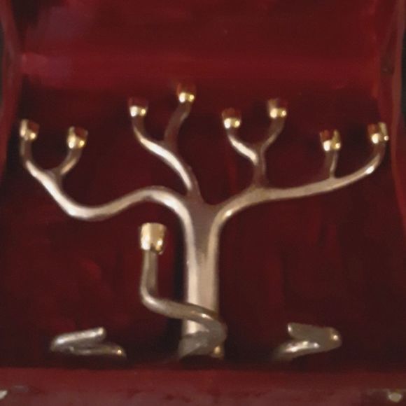 Menorah c. by Sandra Kravitz Original Presented by Rosenthal Judaica Collection - Picture 7 of 16